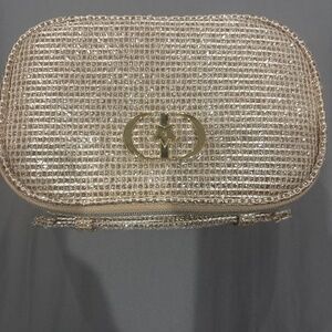 Dior holiday cosmetic makeup pouch case